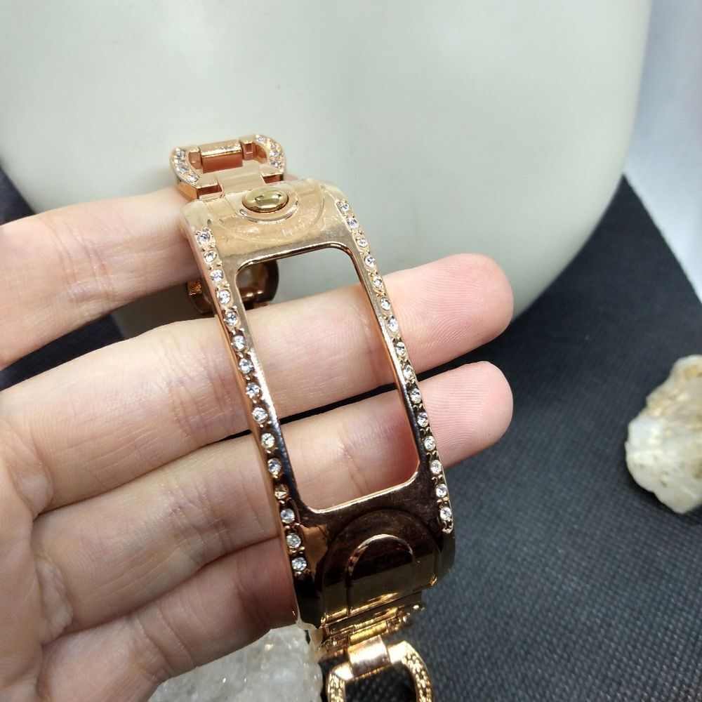 Retro squared crystal bracelet‎ - Picture 2 of 3